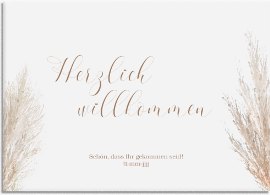 Willkommensschild Zur Hochzeit Auf Leinwand Myprintcard