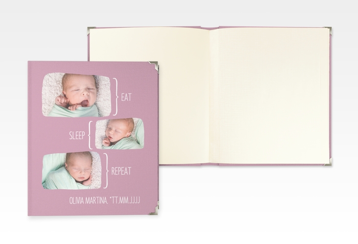 Baby Fotoalbum Sleepy 21 x 25 cm rosa