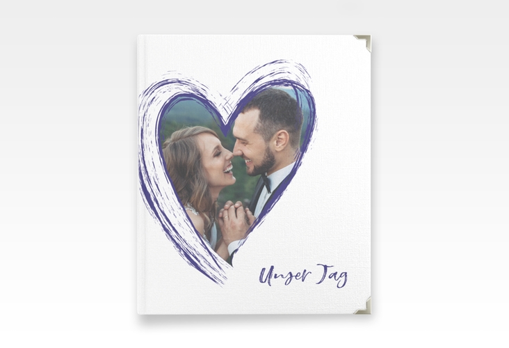 Hochzeitsalbum Liebe 21 x 25 cm blau