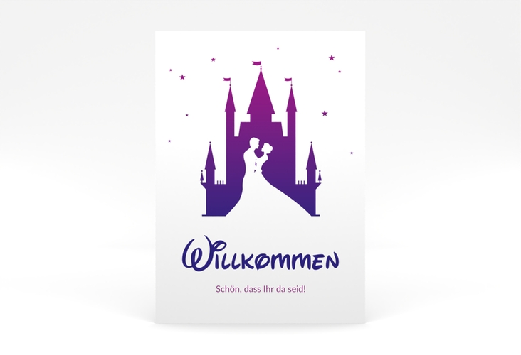 Willkommensschild Poster Castle 50 x 70 cm Poster