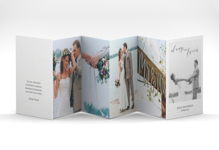 Foto-Leporello Hochzeit Photoframe Leporello