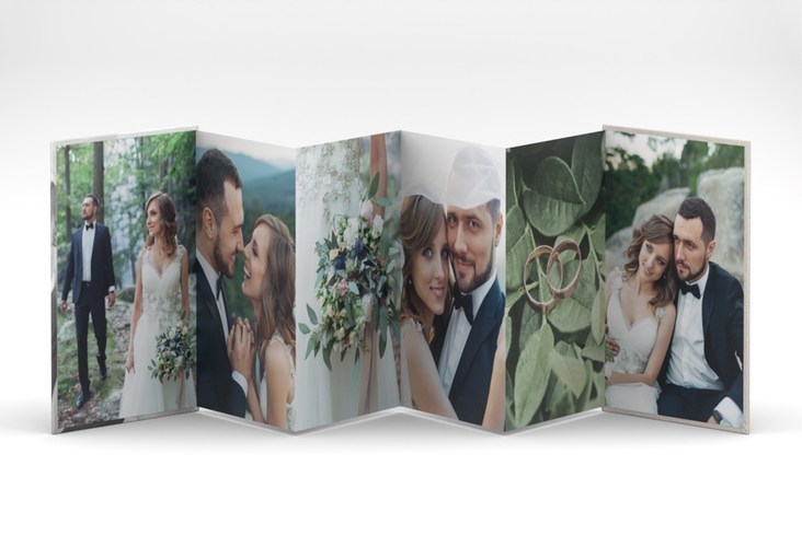 Foto-Leporello Hochzeit Moment Leporello beige