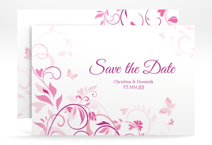 Save the Date-Karte Lilly A6 Karte quer