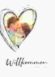 Willkommensschild Poster Liebe 50 x 70 cm Poster braun