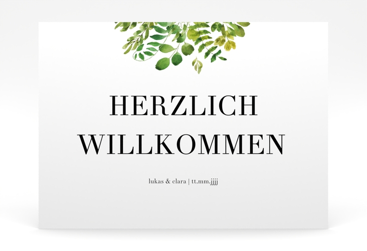 Willkommensschild Poster Botany 70 x 50 cm Poster