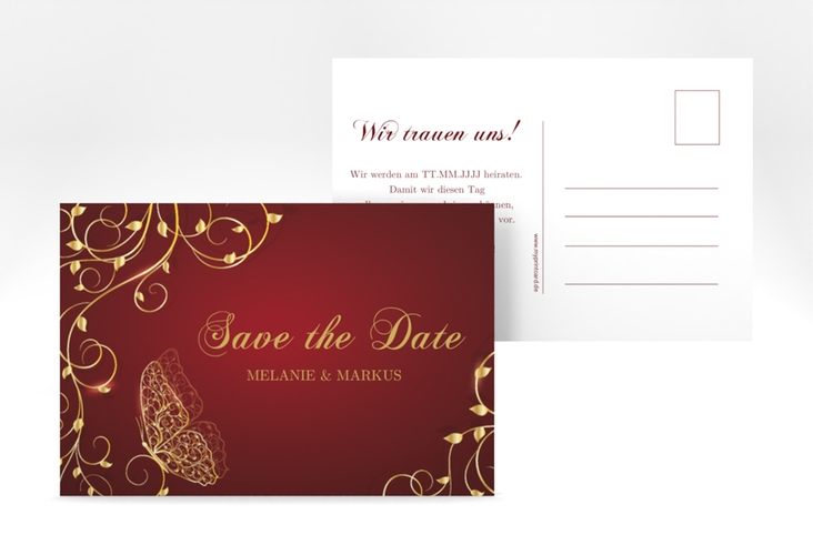 Save the Date-Postkarte Eternity A6 Postkarte hochglanz