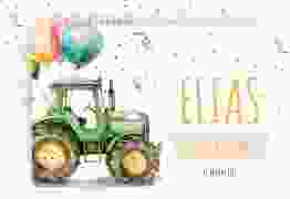 Einladungskarte Kindergeburtstag Traktor