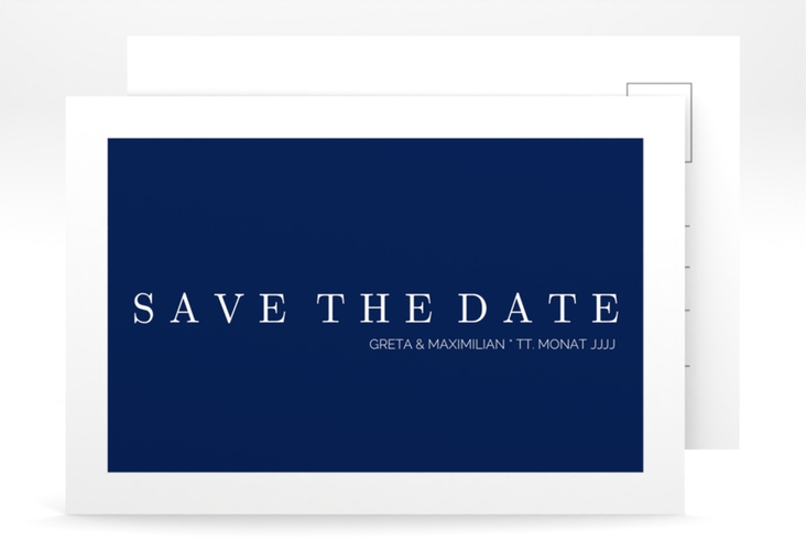 Save the Date-Postkarte Simply A6 Postkarte