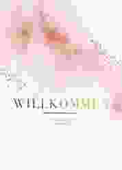 Willkommensschild Poster Pastell 50 x 70 cm Poster rosa