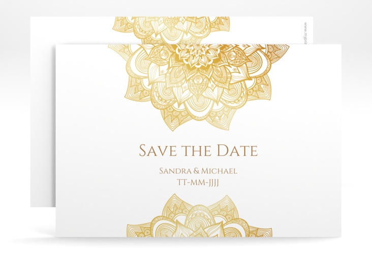 Save the Date-Karte Hochzeit Delight A6 Karte quer