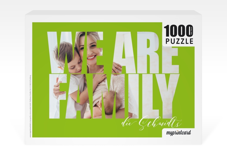 Fotopuzzle 1000 Teile Familienmensch 1000 Teile gruen