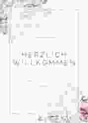 Willkommensschild Poster Embrace 50 x 70 cm Poster weiss