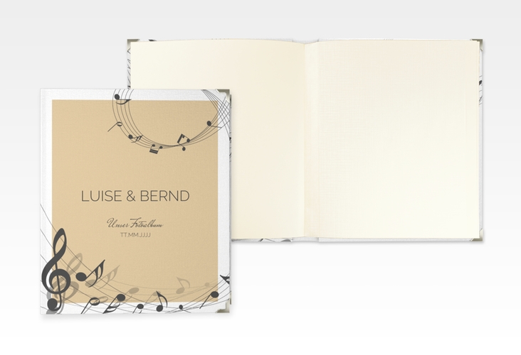 Hochzeitsalbum Melody 21 x 25 cm beige