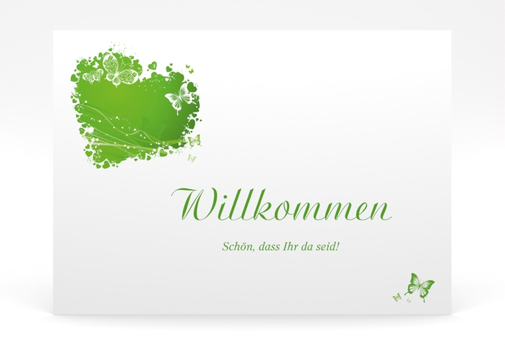 Willkommensschild Poster Mailand 70 x 50 cm Poster gruen