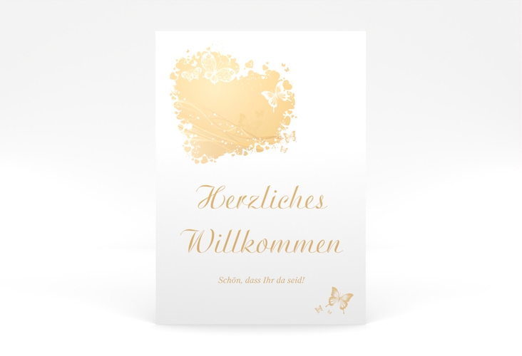 Willkommensschild Poster Mailand 50 x 70 cm Poster beige