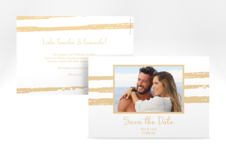 Save the Date-Karte Hochzeit Mare A6 Karte quer