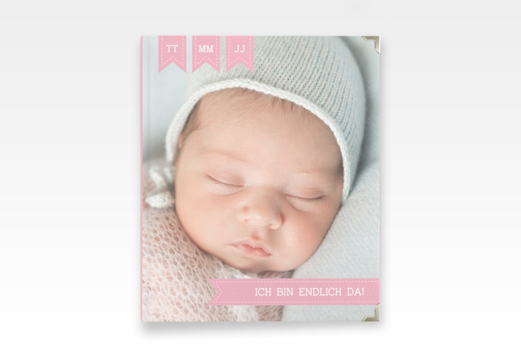 Baby Fotoalbum Kinderlachen 21 x 25 cm rosa