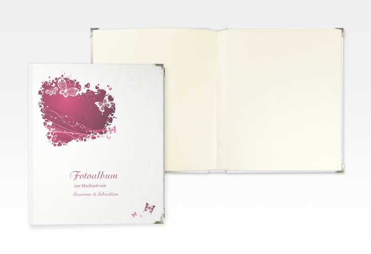 Hochzeitsalbum Mailand 21 x 25 cm pink