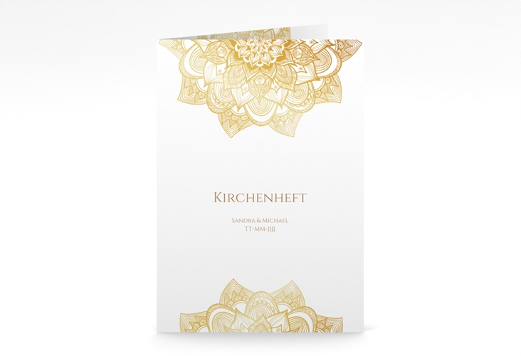 Kirchenheft Hochzeit Delight A5 Klappkarte hoch