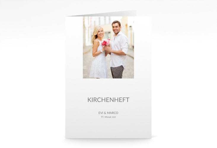 Kirchenheft Hochzeit Vista A5 Klappkarte hoch