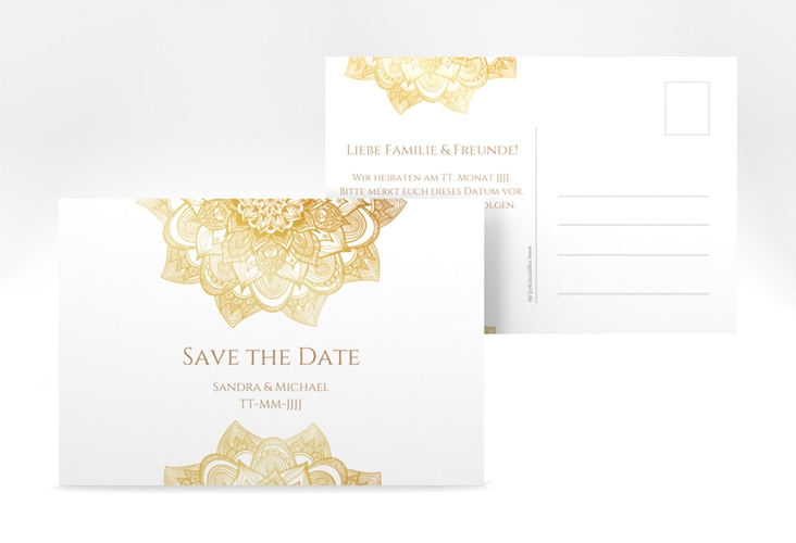 Save the Date-Postkarte Delight A6 Postkarte