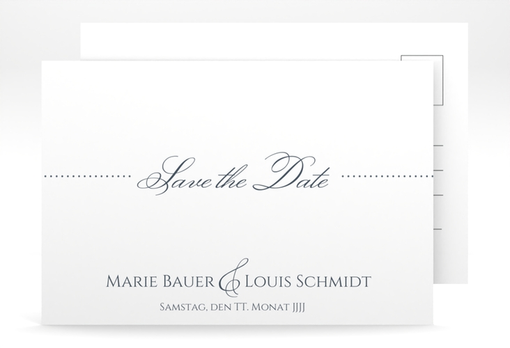 Save the Date-Postkarte Pure A6 Postkarte