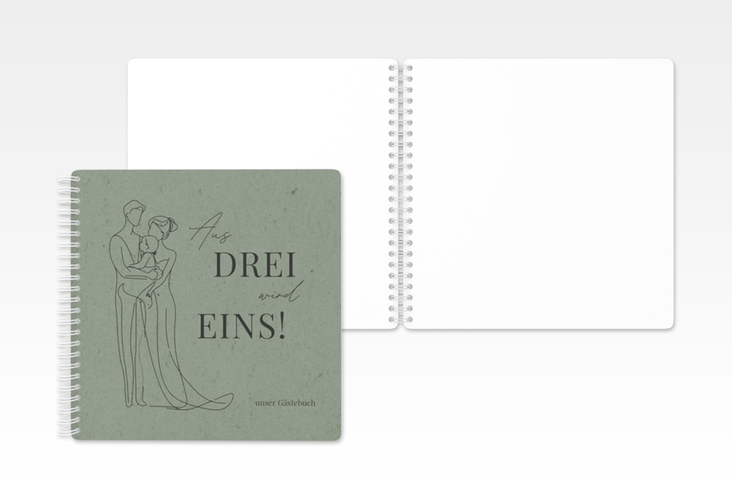 Gästebuch Hochzeit Vereint Ringbindung