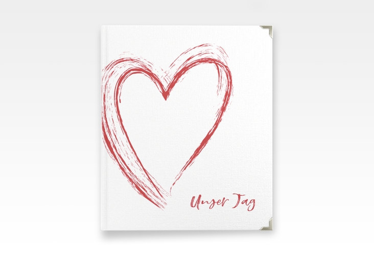 Hochzeitsalbum Liebe 21 x 25 cm rot