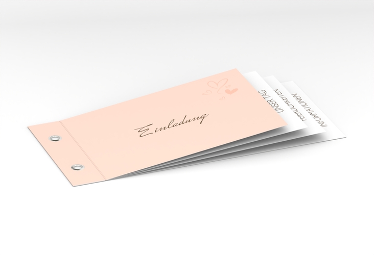 Hochzeitseinladung Purity Booklet