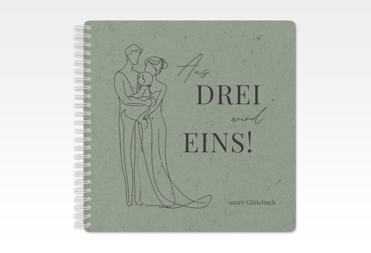 Gästebuch Hochzeit Vereint Ringbindung