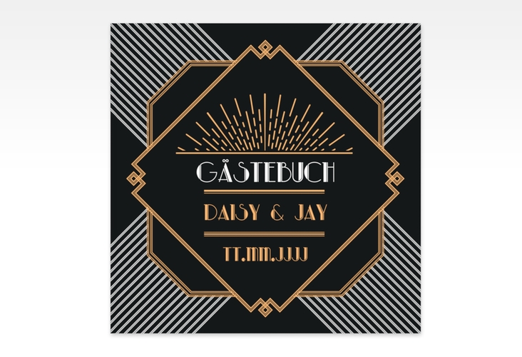 Gästebuch Creation Gatsby 20 x 20 cm, Hardcover