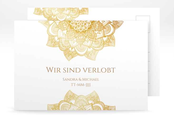 Verlobungskarte Hochzeit Delight A6 Postkarte