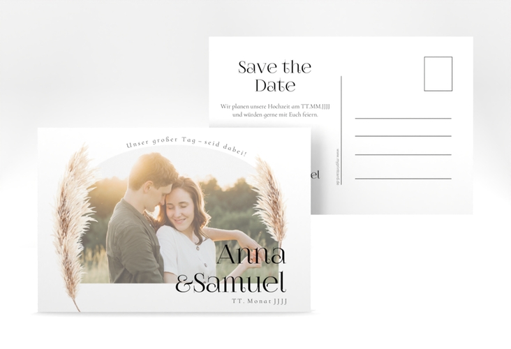 Save the Date-Postkarte Boholove A6 Postkarte