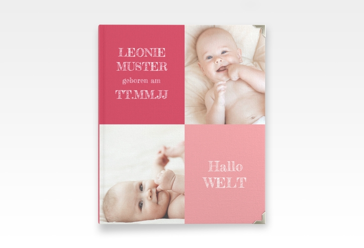 Baby Fotoalbum Freude 21 x 25 cm pink