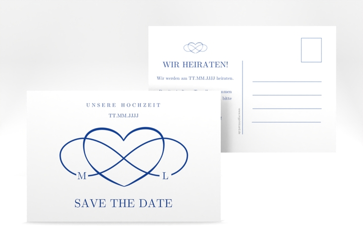 Save the Date-Postkarte Infinity A6 Postkarte