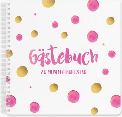 Gestalten geburtstag gästebuch erste seite In 5