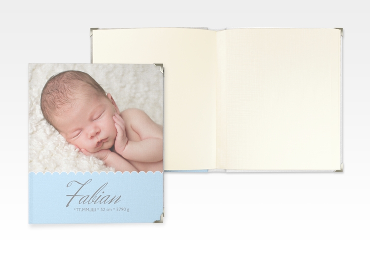 Baby Fotoalbum Serenity 21 x 25 cm blau