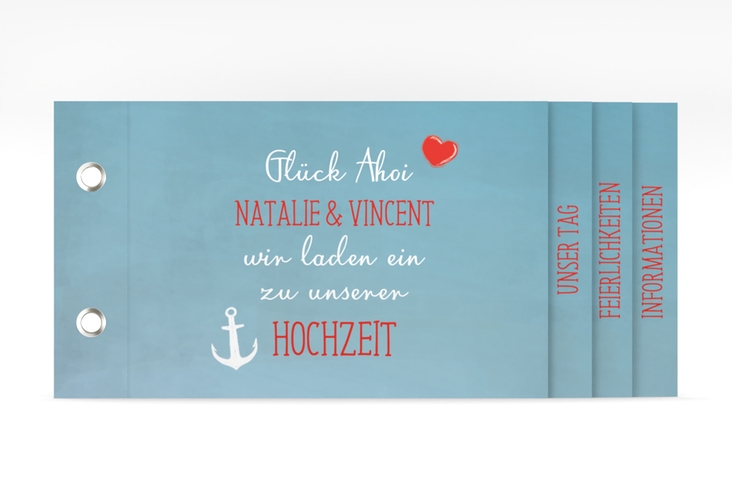 Hochzeitseinladung Ehehafen Booklet