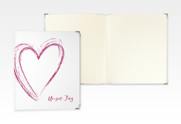 Hochzeitsalbum Liebe 21 x 25 cm pink