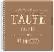 Gästebuch Taufe "Lettering"