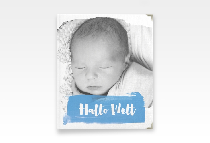 Baby Fotoalbum Artwork 21 x 25 cm blau