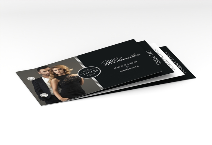 Hochzeitseinladung Elegancy Booklet