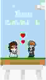 Tischnummer Hochzeit "Pixel"