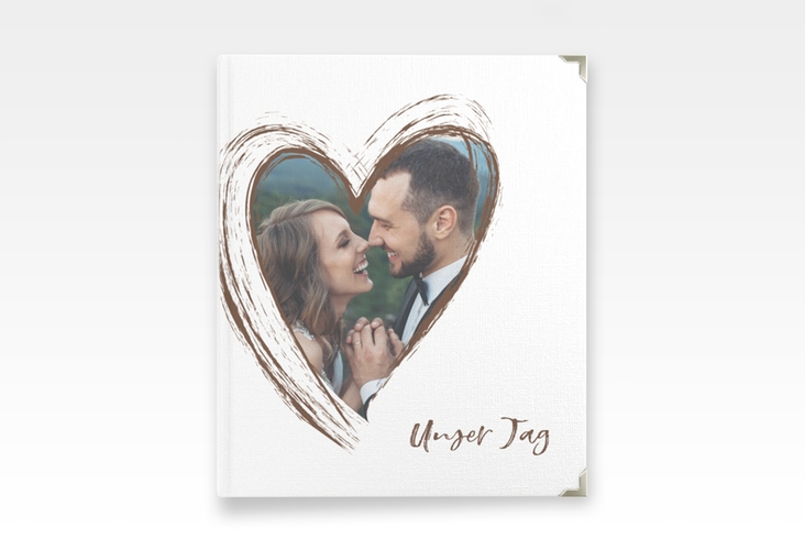 Hochzeitsalbum Liebe 21 x 25 cm braun