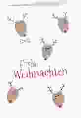 Weihnachtskarte "Rudolph"