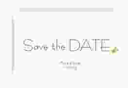 Save the Date-Karte Hochzeit "Twohearts"