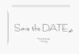 Save the Date-Karte Hochzeit Twohearts