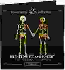 Hochzeitseinladung Bones