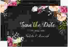 Save the Date-Karte "Flowers"