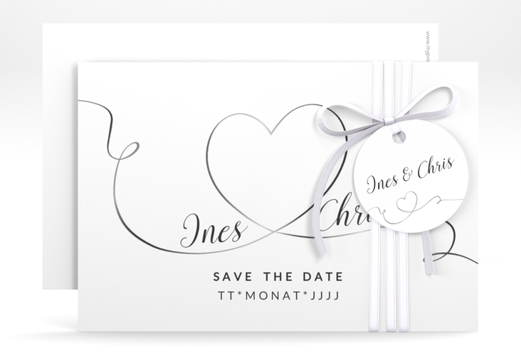 Save the Date-Karte Hochzeit Dolce A6 Karte quer